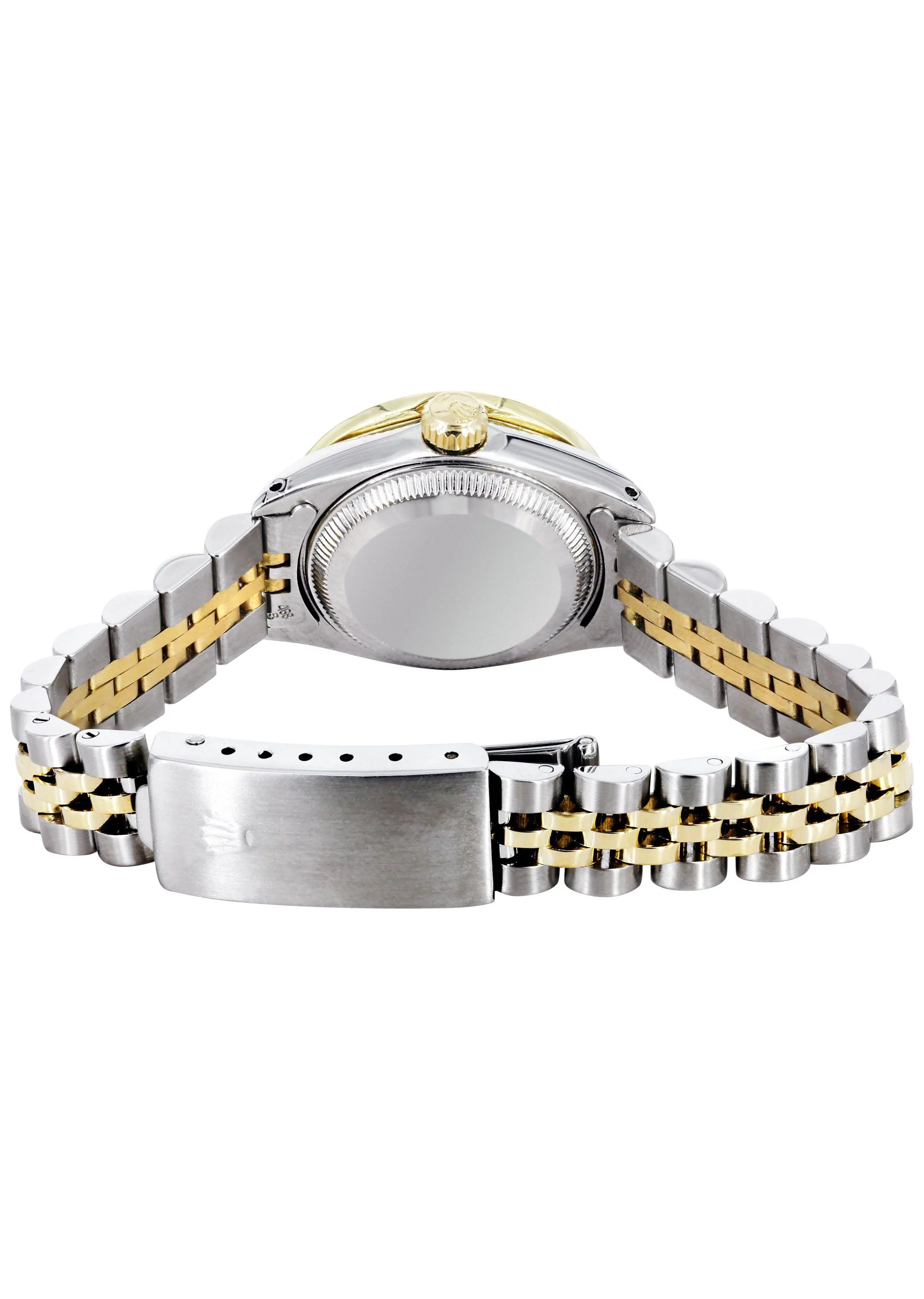 Womens Diamond Gold Rolex Watch | 1 Carat Bezel | 26Mm | Brown Diamond Dial | Jubilee Band - Image 5