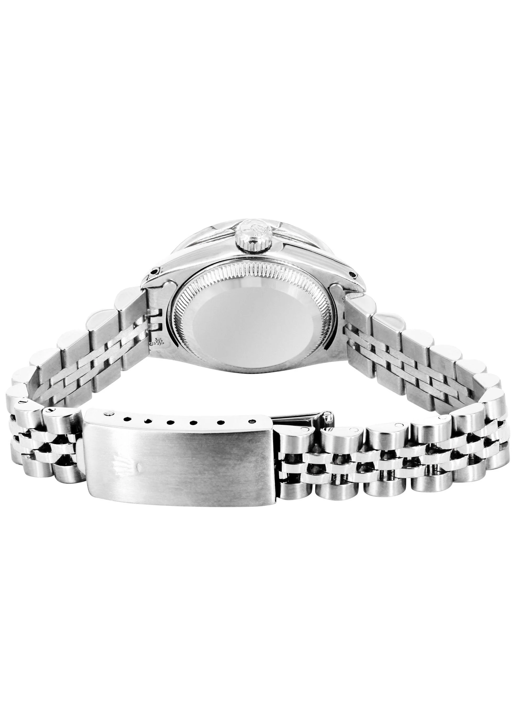 Womens Diamond Rolex Watch | 1 Carat Bezel | 26Mm | Light Blue Diamond Dial | Jubilee Band - Image 6