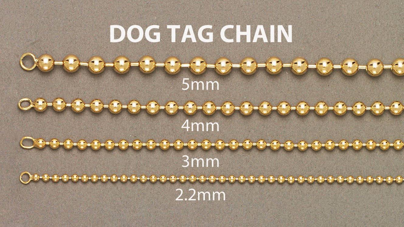 Womens Dog Tag Bracelet 10K/14K Yellow Gold - Image 4