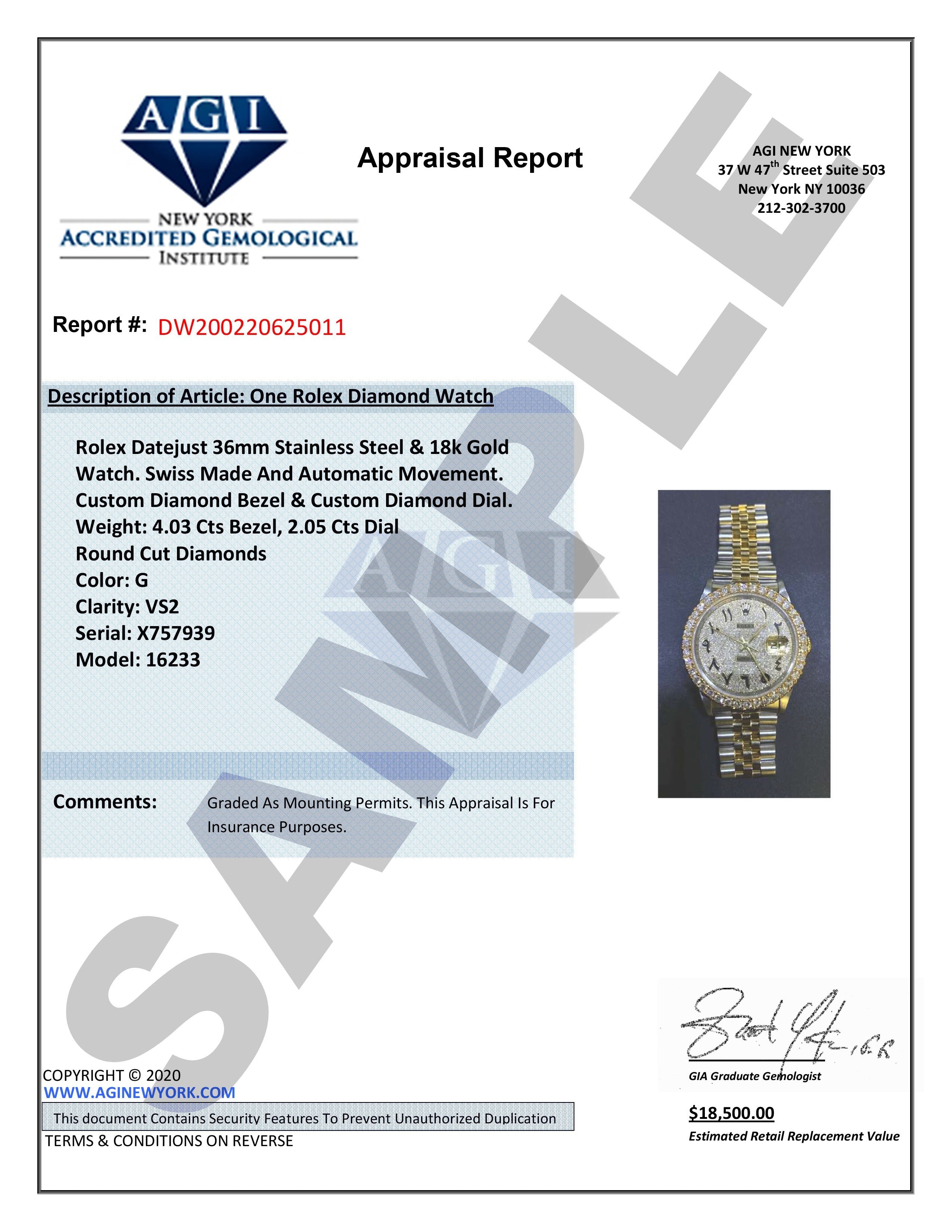 Womens Rolex Datejust II Watch | 41 MM | Turquoise Roman Numeral Dial | Two Row | Oyster Band - Image 6