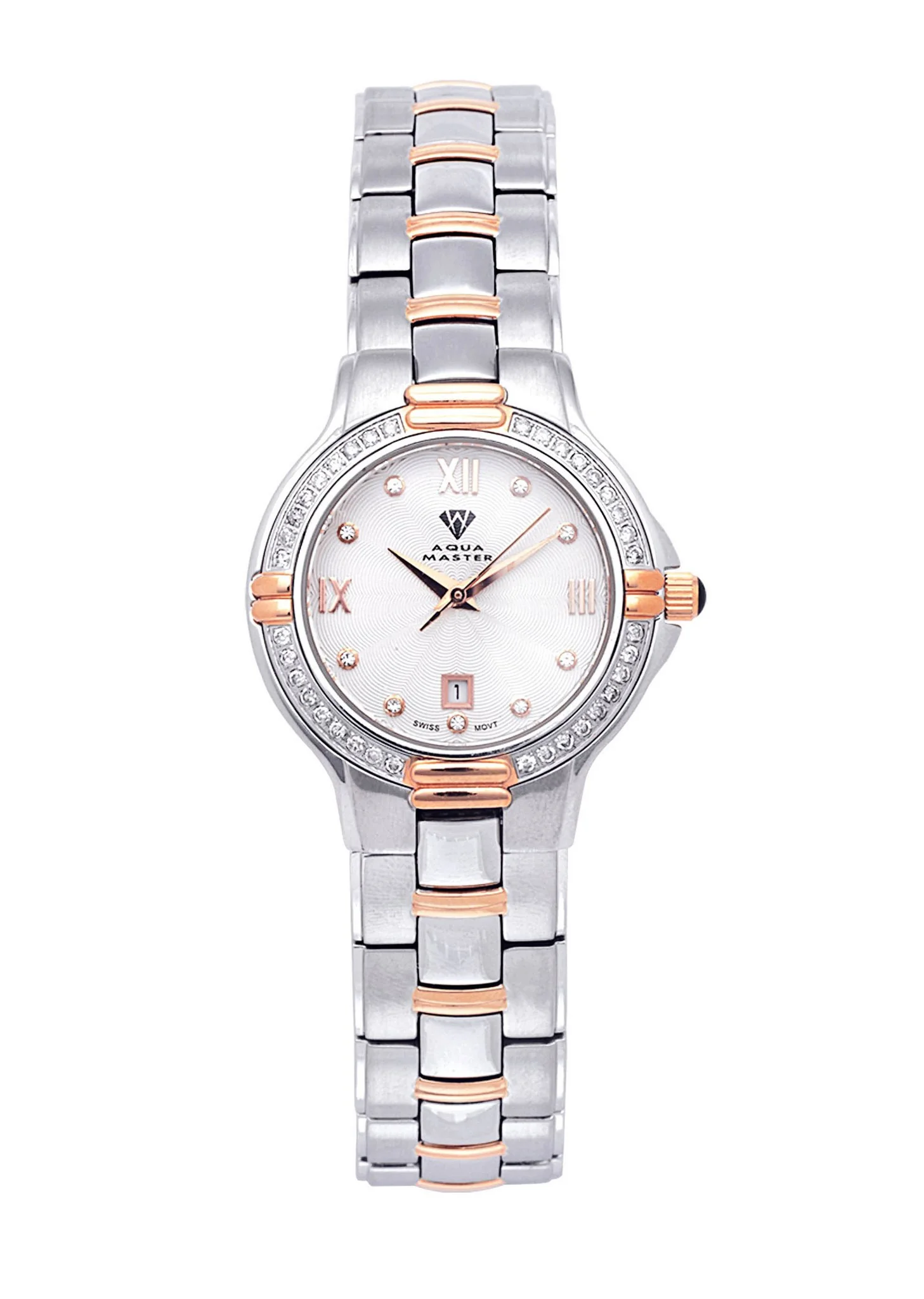 Womens Rose Gold Tone Diamond Watch | Appx 0.63 Carats