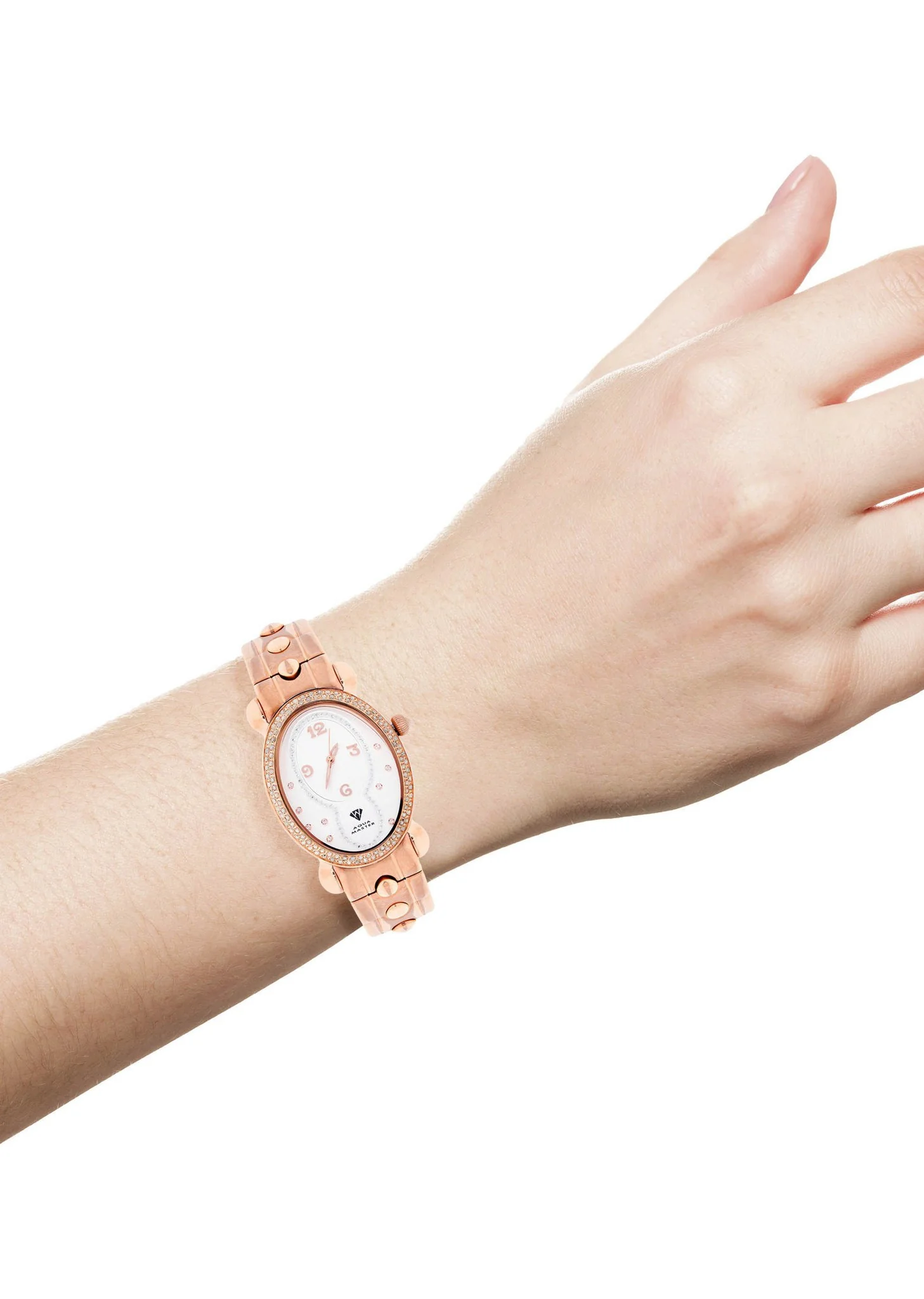 Womens Rose Gold Tone Diamond Watch | Appx 1.02 Carats - Image 4
