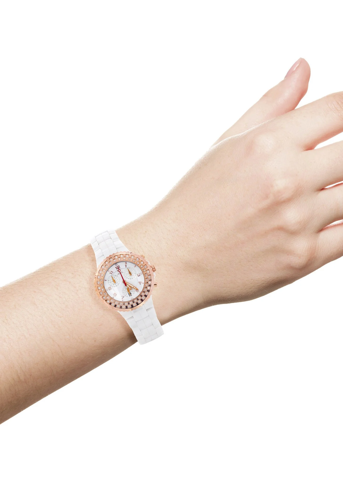 Womens Rose Gold Tone Diamond Watch | Appx 1.1 Carats - Image 4