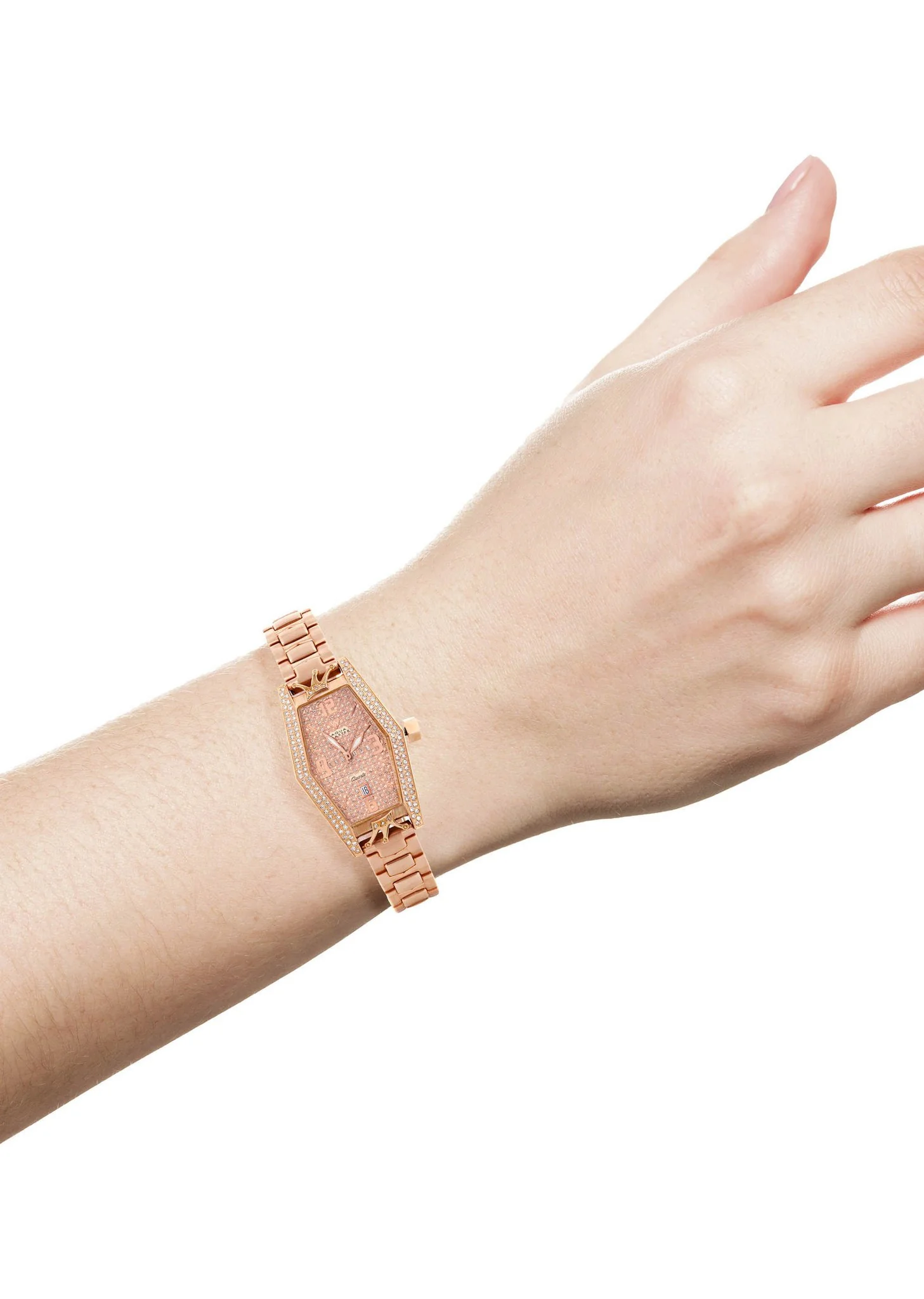 Womens Rose Gold Tone Diamond Watch | Appx  1.5 Carats - Image 4