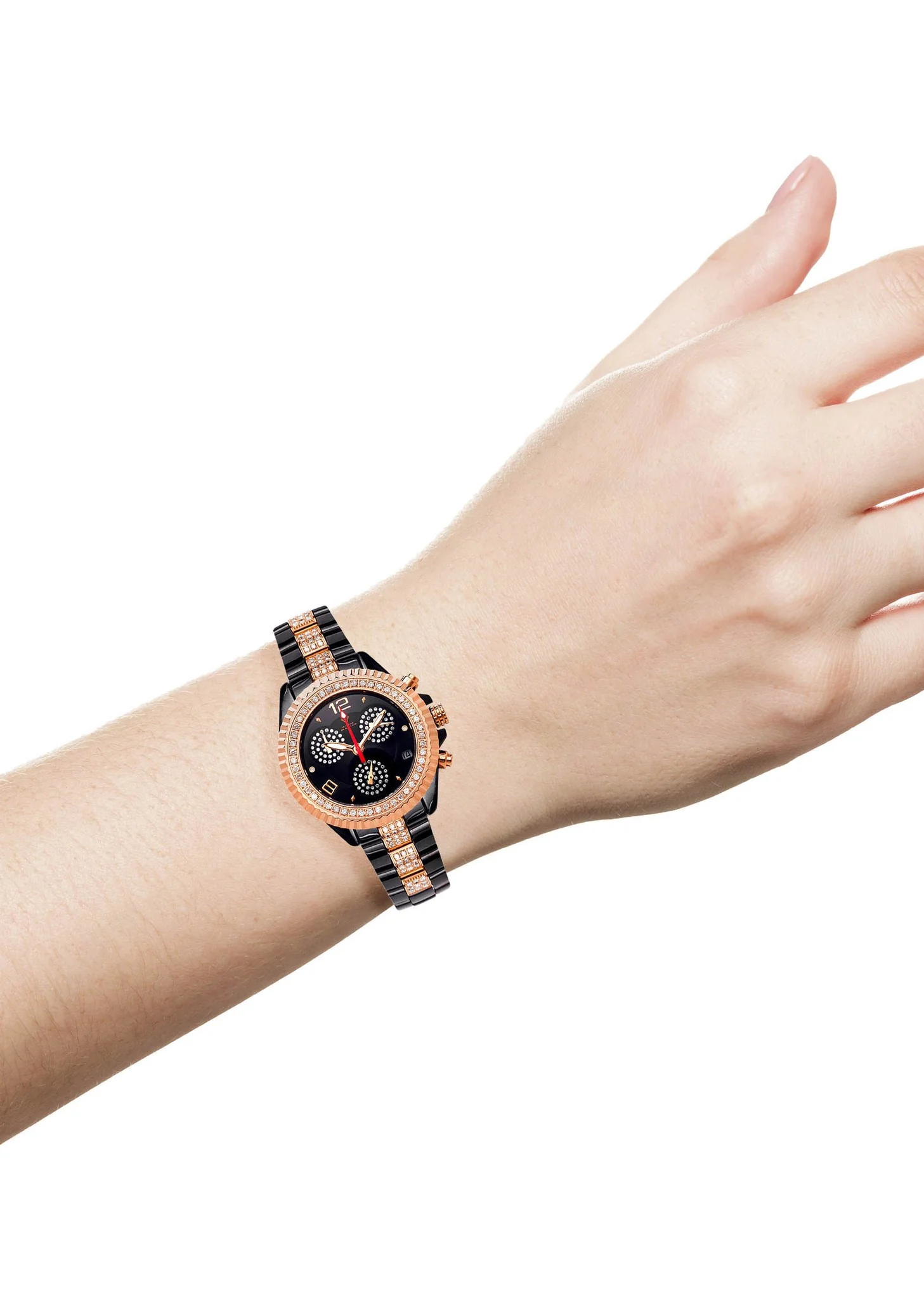 Womens Rose Gold Tone Diamond Watch | Appx 3.02 Carats - Image 4