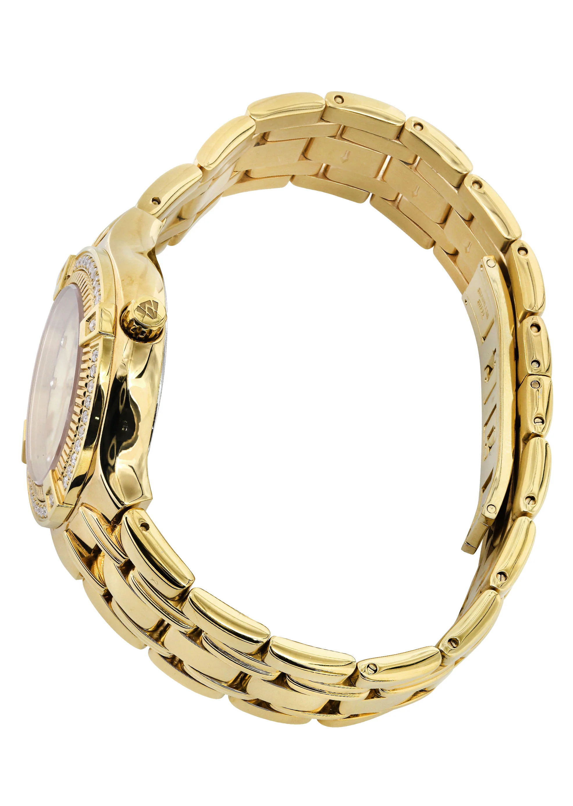 Womens Yellow Gold Tone Diamond Watch | Appx 0.65 Carats - Image 2