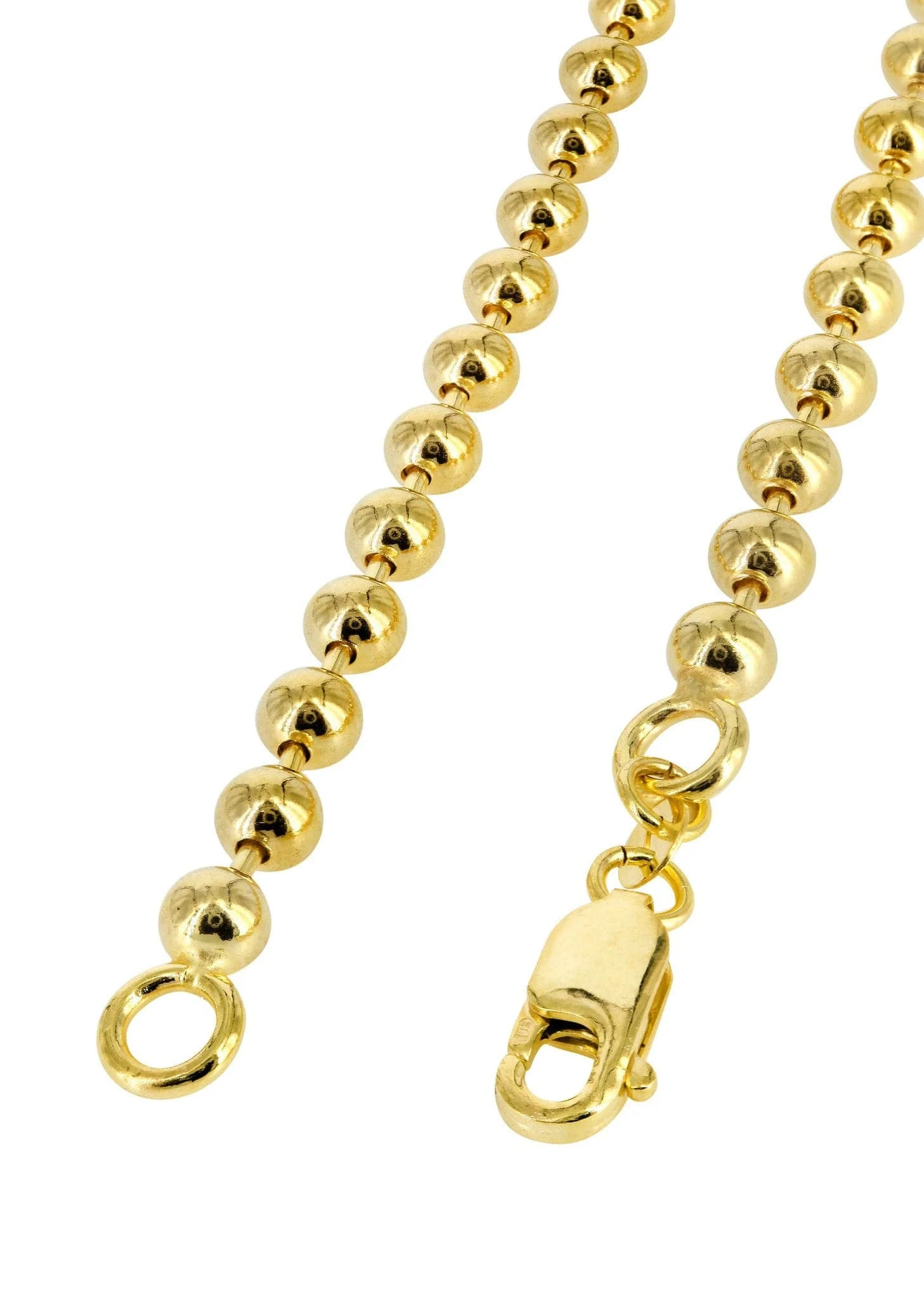 Mens Dog Tag Chain 10K Gold - Image 4
