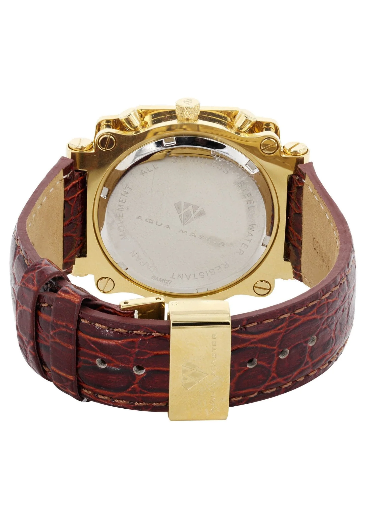 Mens Yellow Gold Tone Diamond Watch | Appx. 1.25 Carats - Image 2