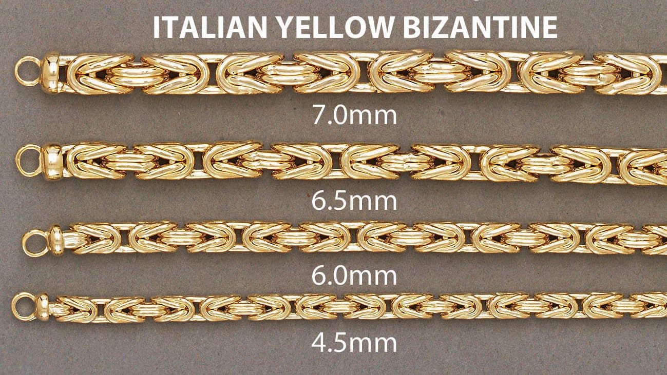 14K Gold Bracelet Byzantine - Image 4